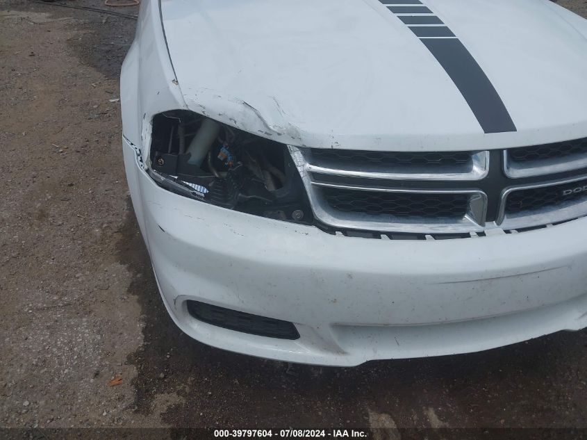 2012 Dodge Avenger Sxt VIN: 1C3CDZCB1CN190373 Lot: 39797604