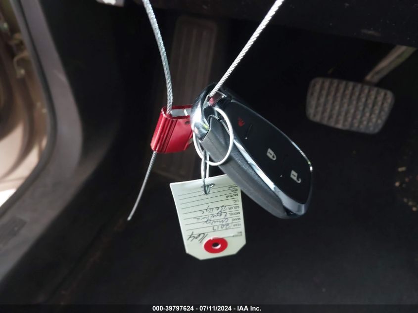 2019 Chevrolet Equinox Ls VIN: 2GNAXHEV1K6140675 Lot: 39797624