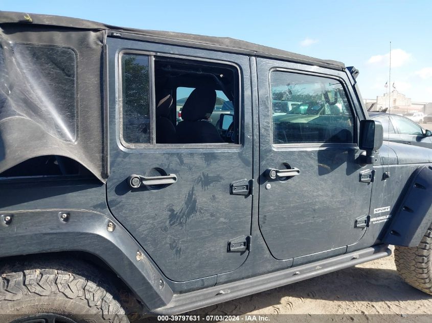 2017 Jeep Wrangler Unlimited Sport 4X4 VIN: 1C4BJWDG3HL548746 Lot: 39797631