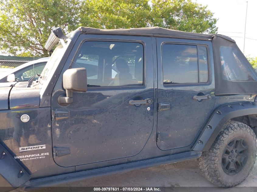 2017 Jeep Wrangler Unlimited Sport 4X4 VIN: 1C4BJWDG3HL548746 Lot: 39797631