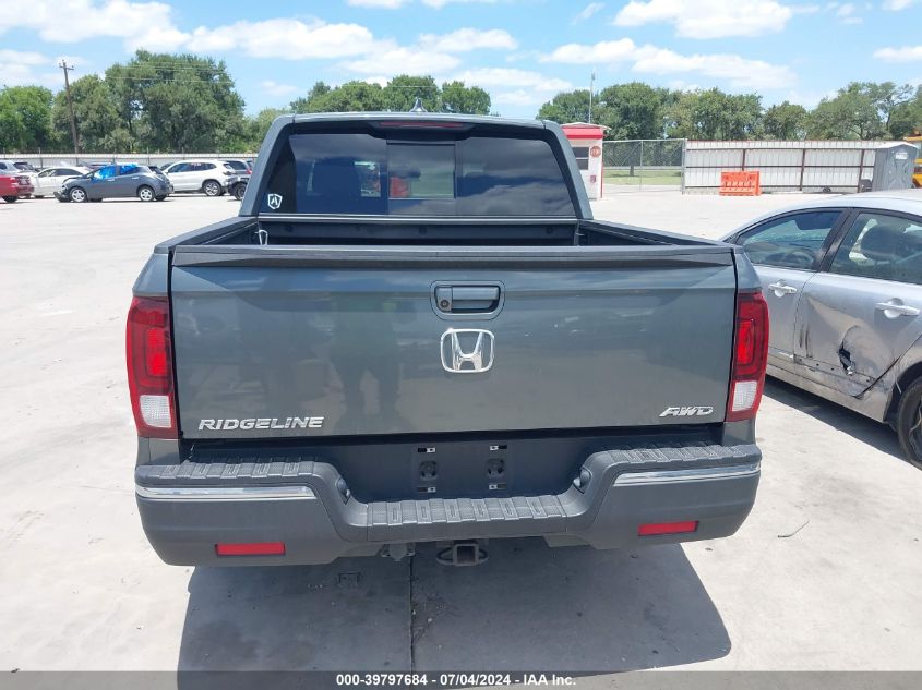 2019 HONDA RIDGELINE RTL - 5FPYK3F62KB006517