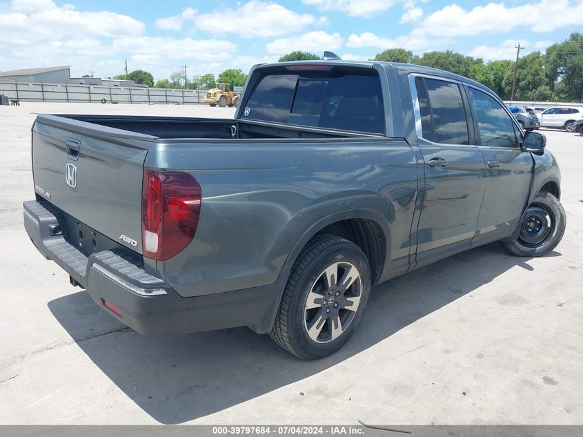 2019 HONDA RIDGELINE RTL - 5FPYK3F62KB006517