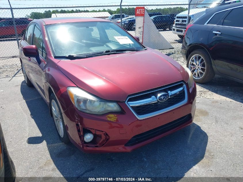 2012 Subaru Impreza Premium VIN: JF1GJAD66CH014674 Lot: 39797746