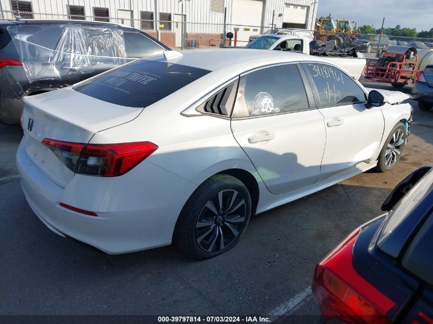 2022 Honda Civic Ex VIN: JHMFE1F7XNX002809 Lot: 39797814