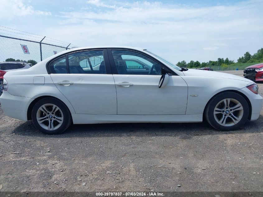 2008 BMW 328Xi VIN: WBAVC73588KX91419 Lot: 39797837
