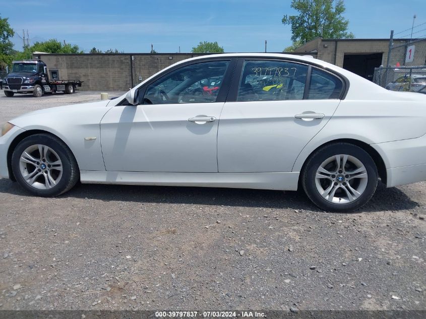 2008 BMW 328Xi VIN: WBAVC73588KX91419 Lot: 39797837