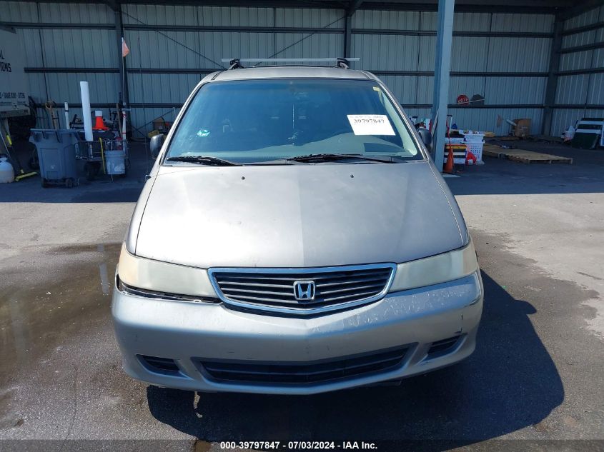 2000 Honda Odyssey Lx VIN: 2HKRL1853YH612826 Lot: 39797847