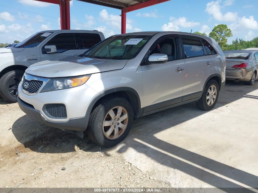 2013 Kia Sorento Lx VIN: 5XYKT3A10DG337129 Lot: 39797877