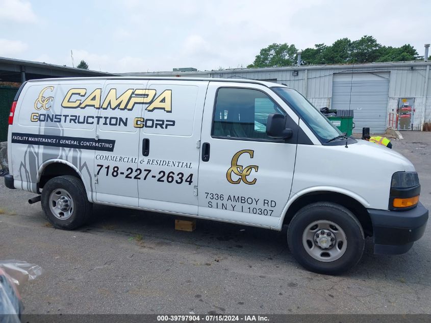 2022 Chevrolet Express Cargo Rwd 2500 Regular Wheelbase Wt VIN: 1GCWGAFP2N1240989 Lot: 39797904