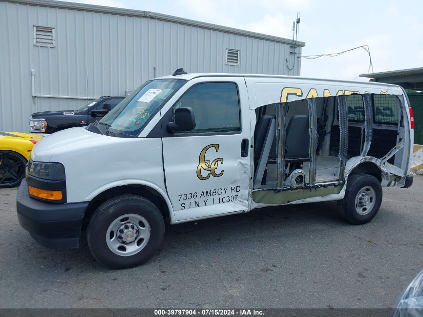 2022 Chevrolet Express Cargo Rwd 2500 Regular Wheelbase Wt VIN: 1GCWGAFP2N1240989 Lot: 39797904