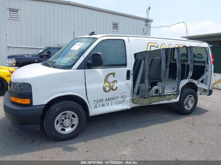 2022 Chevrolet Express Cargo Rwd 2500 Regular Wheelbase Wt VIN: 1GCWGAFP2N1240989 Lot: 39797904