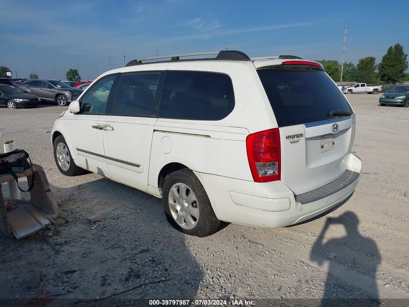 2007 Hyundai Entourage Gls/Limited/Se VIN: KNDMC233976031099 Lot: 39797987