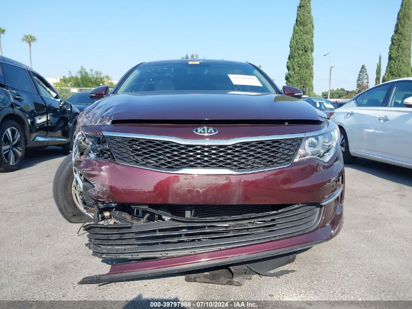 2016 Kia Optima Lx VIN: 5XXGT4L34GG035961 Lot: 39797988
