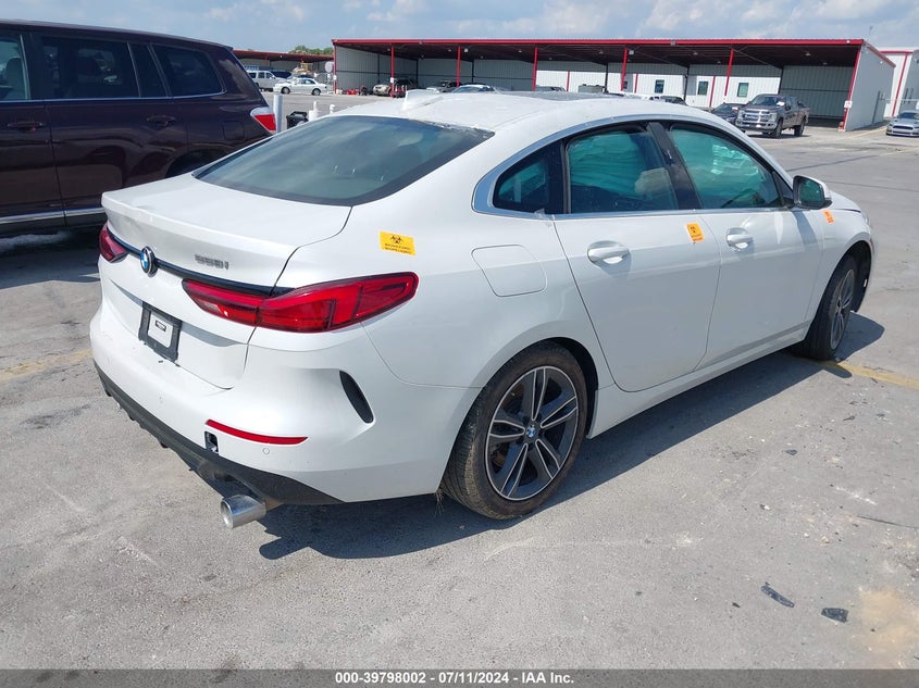 2022 BMW 228 Gran Coupe I Sdrive VIN: WBA53AK06N7K11523 Lot: 39798002