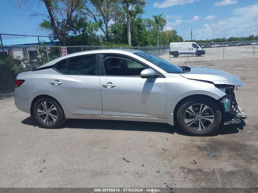 2021 Nissan Sentra Sv Xtronic Cvt VIN: 3N1AB8CV9MY261758 Lot: 39798014