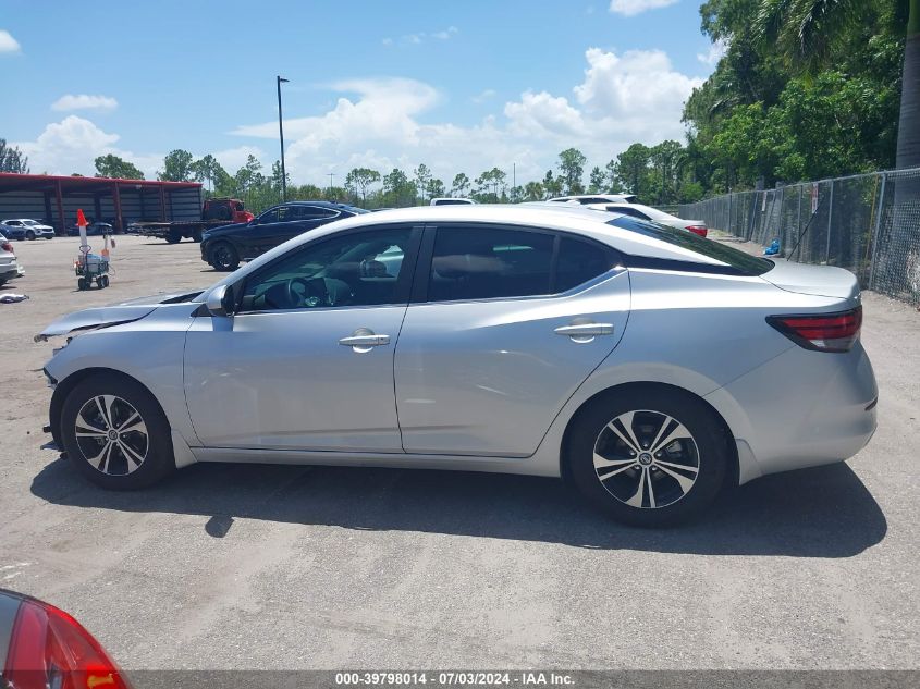 2021 Nissan Sentra Sv Xtronic Cvt VIN: 3N1AB8CV9MY261758 Lot: 39798014