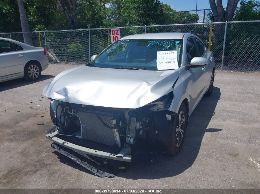 2021 Nissan Sentra Sv Xtronic Cvt VIN: 3N1AB8CV9MY261758 Lot: 39798014