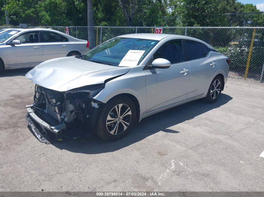 2021 Nissan Sentra Sv Xtronic Cvt VIN: 3N1AB8CV9MY261758 Lot: 39798014