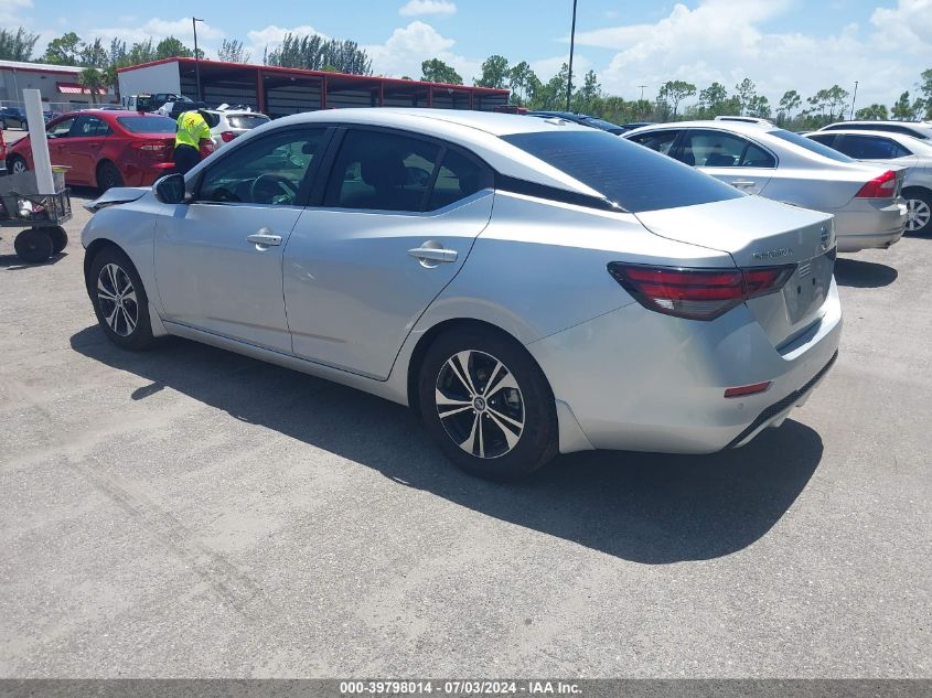 2021 Nissan Sentra Sv Xtronic Cvt VIN: 3N1AB8CV9MY261758 Lot: 39798014