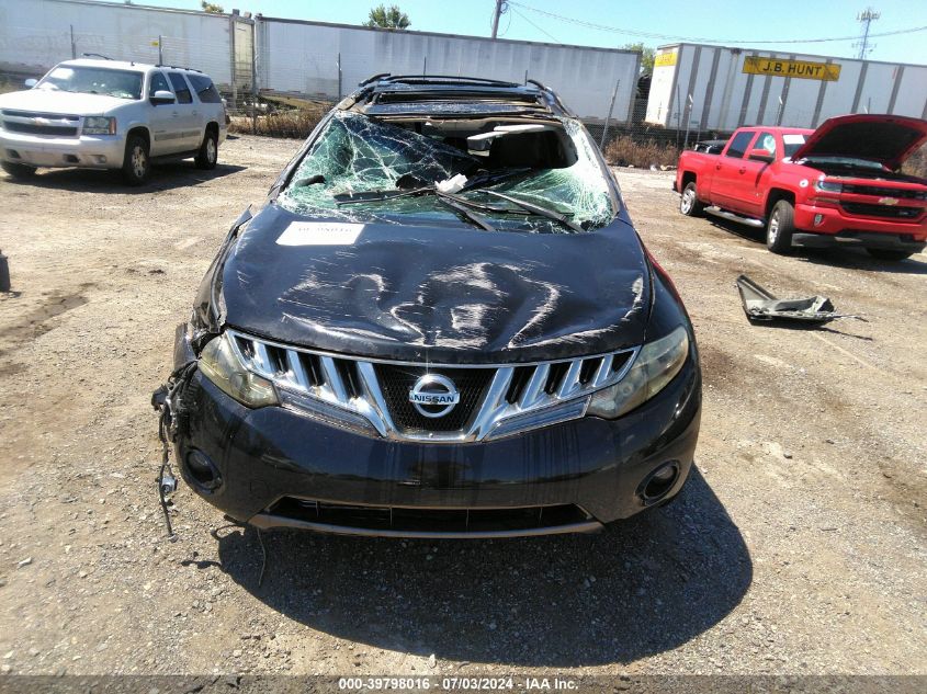 2009 Nissan Murano Sl VIN: JN8AZ18W29W114587 Lot: 39798016