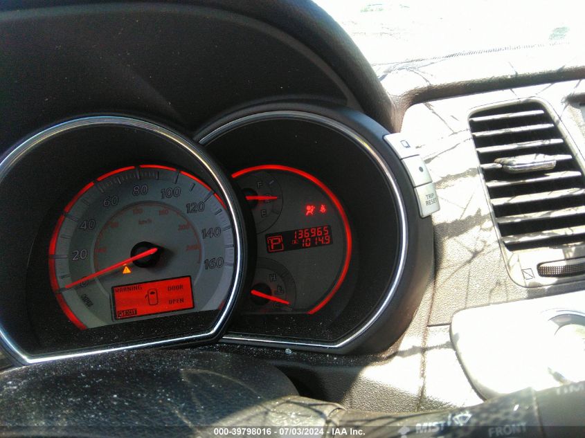 2009 Nissan Murano Sl VIN: JN8AZ18W29W114587 Lot: 39798016