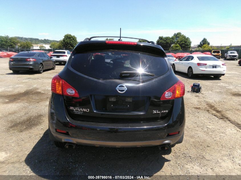 2009 Nissan Murano Sl VIN: JN8AZ18W29W114587 Lot: 39798016