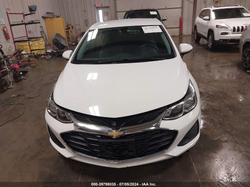 2019 Chevrolet Cruze Ls VIN: 3G1BC6SM2KS603006 Lot: 39798035