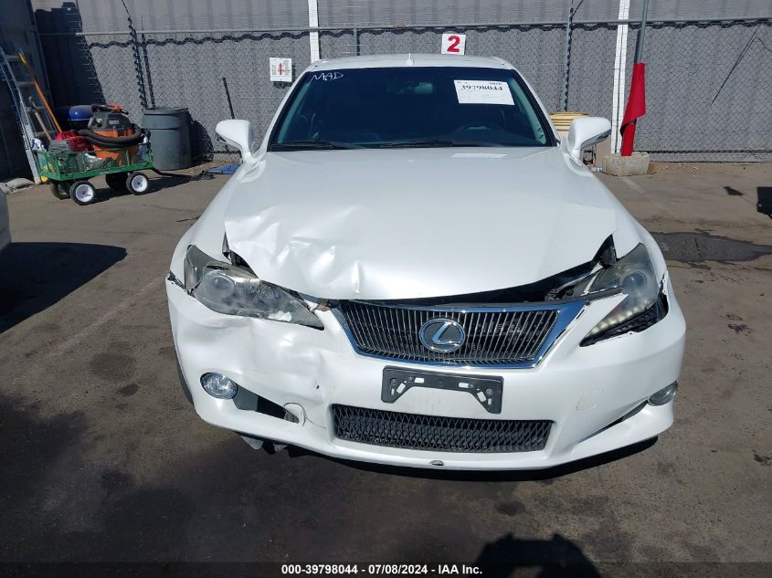 2011 Lexus Is 350C VIN: JTHFE2C24B2505310 Lot: 39798044