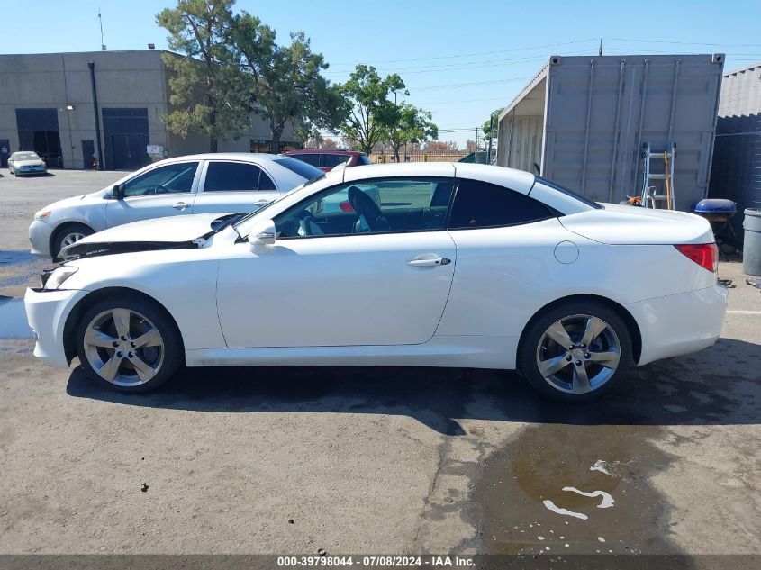 2011 Lexus Is 350C VIN: JTHFE2C24B2505310 Lot: 39798044