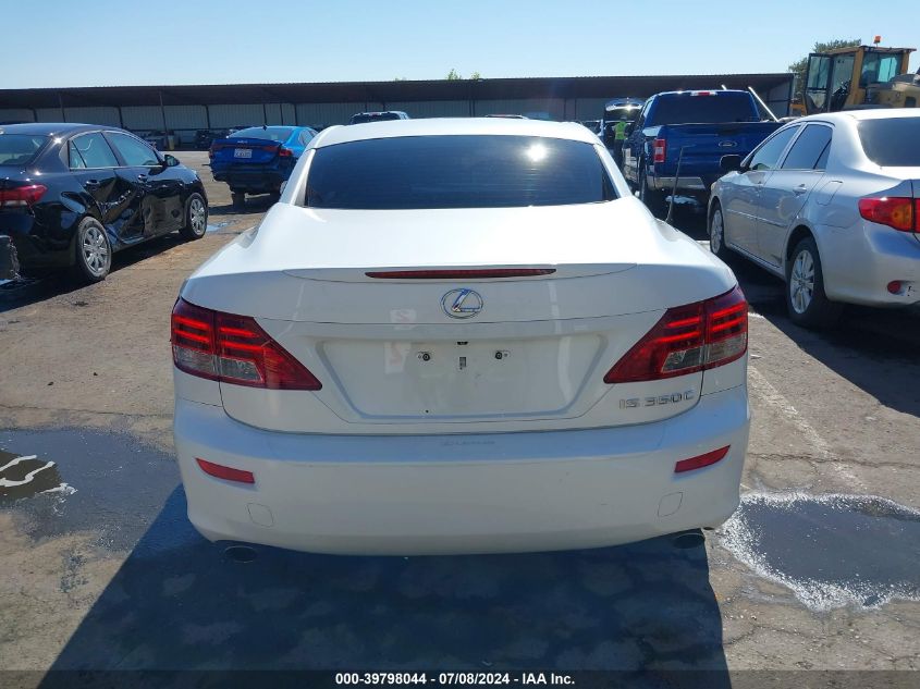 2011 Lexus Is 350C VIN: JTHFE2C24B2505310 Lot: 39798044