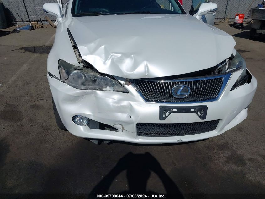 2011 Lexus Is 350C VIN: JTHFE2C24B2505310 Lot: 39798044