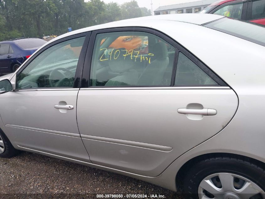 2003 Toyota Camry Le VIN: 4T1BE32K43U168825 Lot: 39798050