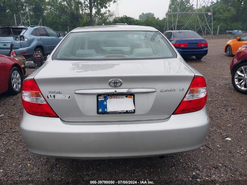 2003 Toyota Camry Le VIN: 4T1BE32K43U168825 Lot: 39798050