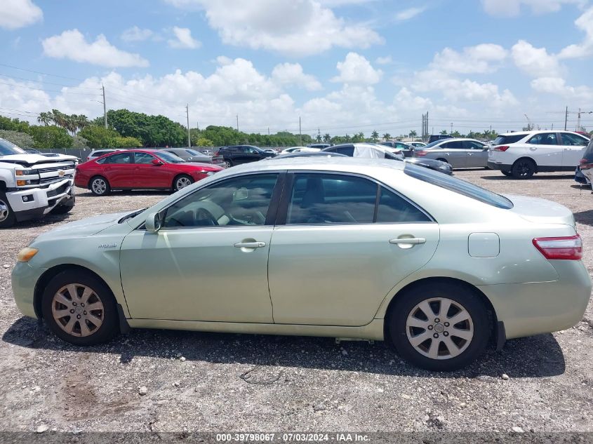 2007 Toyota Camry Hybrid VIN: JTNBB46K573001961 Lot: 39798067