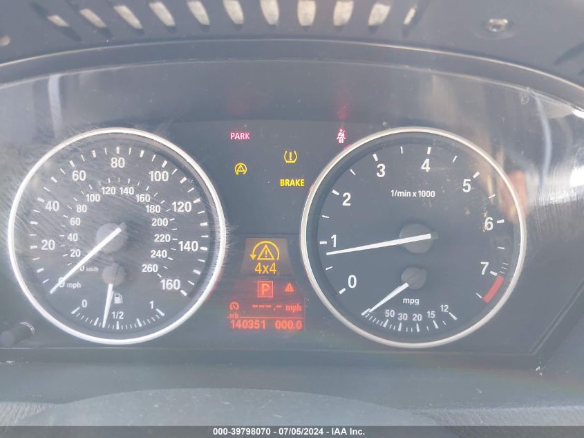 2007 BMW X5 3.0Si VIN: 5UXFE43527L017898 Lot: 39798070