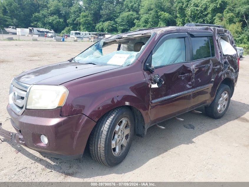 2011 Honda Pilot Touring VIN: 5FNYF4H93BB019318 Lot: 39798076