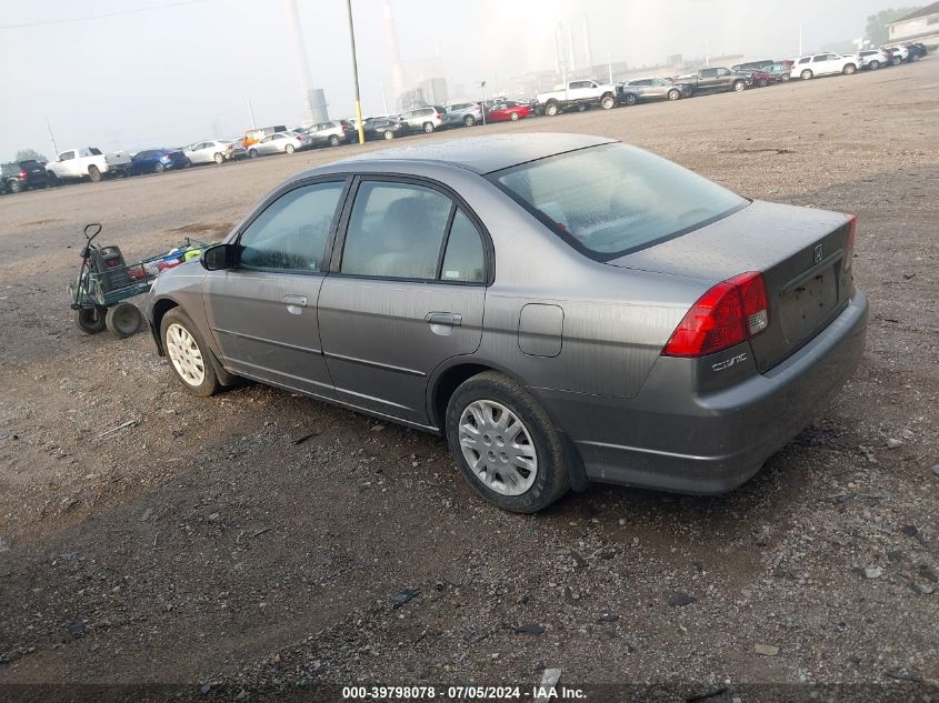 1HGES16514L019610 | 2004 HONDA CIVIC