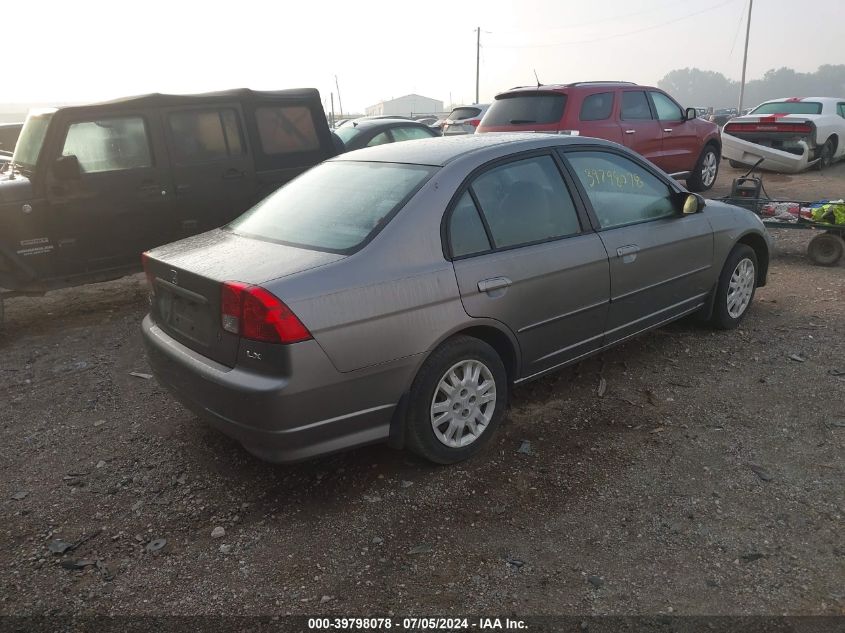 1HGES16514L019610 | 2004 HONDA CIVIC