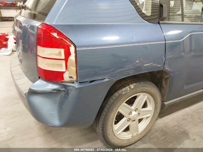 2007 Jeep Compass Sport VIN: 1J8FT47W37D105629 Lot: 39798092