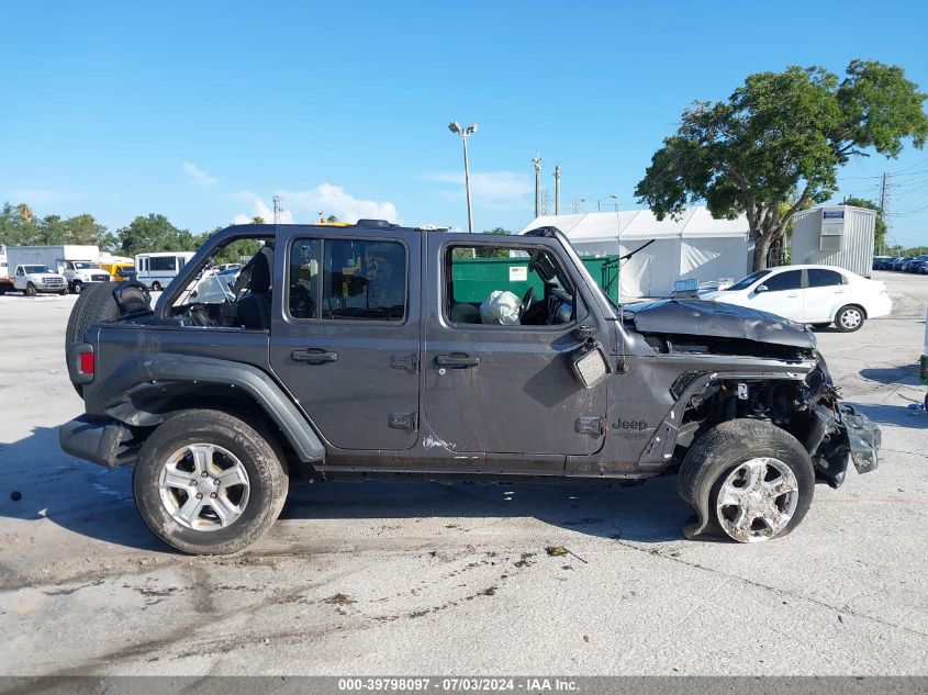 2021 Jeep Wrangler Unlimited Sport S 4X4 VIN: 1C4HJXDN3MW831140 Lot: 39798097