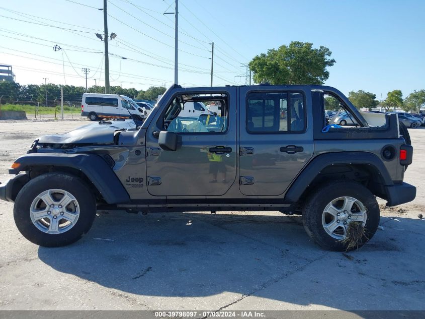 2021 Jeep Wrangler Unlimited Sport S 4X4 VIN: 1C4HJXDN3MW831140 Lot: 39798097