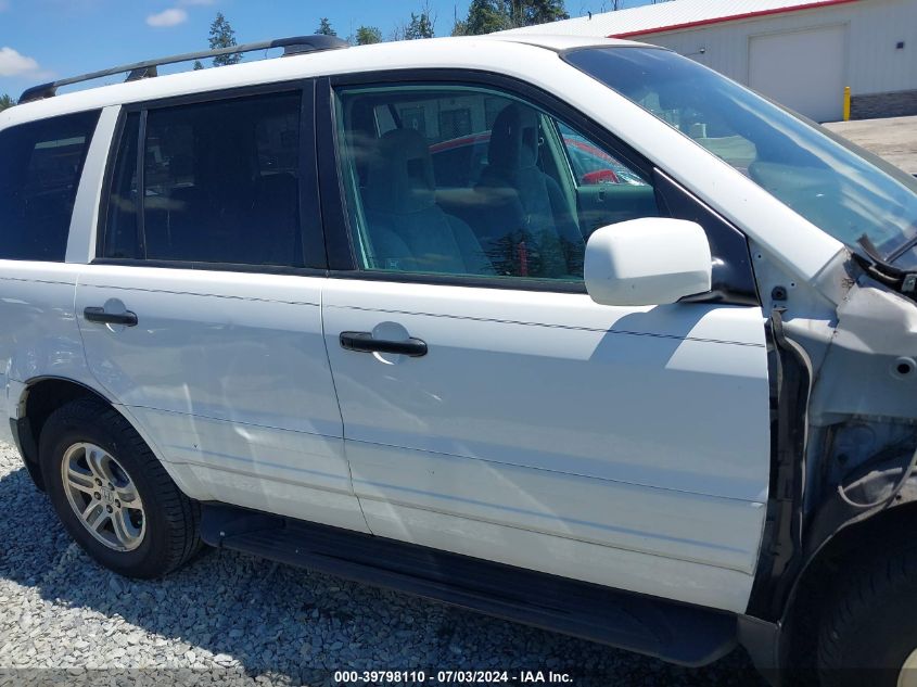 2003 Honda Pilot Ex VIN: 2HKYF18403H533522 Lot: 39798110