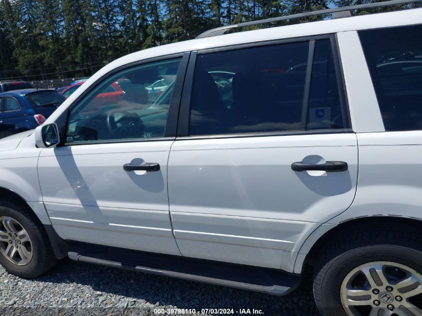 2003 Honda Pilot Ex VIN: 2HKYF18403H533522 Lot: 39798110