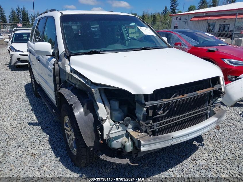 2003 Honda Pilot Ex VIN: 2HKYF18403H533522 Lot: 39798110