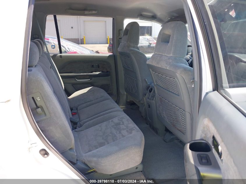 2003 Honda Pilot Ex VIN: 2HKYF18403H533522 Lot: 39798110