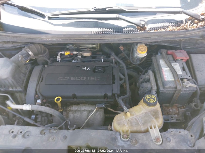 2012 Chevrolet Sonic 2Lt VIN: 1G1JC6SH2C4178600 Lot: 39798112