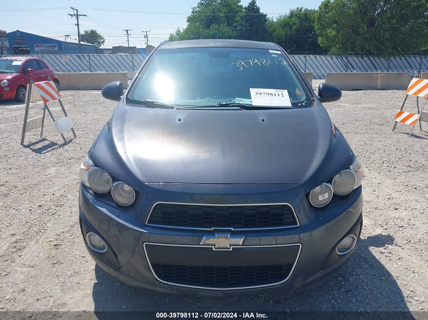 2012 Chevrolet Sonic 2Lt VIN: 1G1JC6SH2C4178600 Lot: 39798112