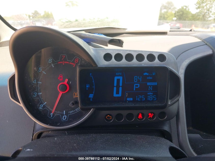 2012 Chevrolet Sonic 2Lt VIN: 1G1JC6SH2C4178600 Lot: 39798112