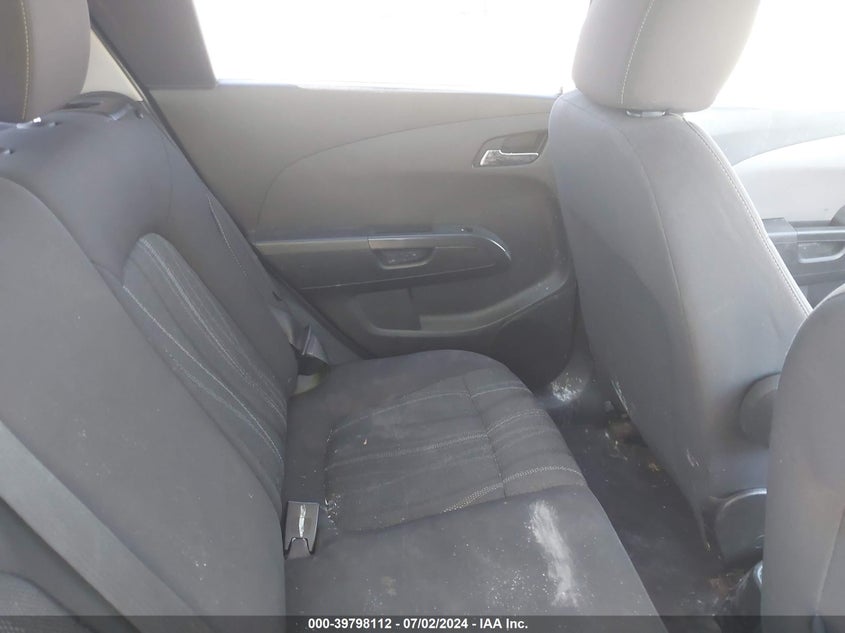 2012 Chevrolet Sonic 2Lt VIN: 1G1JC6SH2C4178600 Lot: 39798112