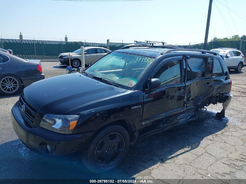 2004 Toyota Highlander Limited V6 VIN: JTEEP21A340042894 Lot: 39798152